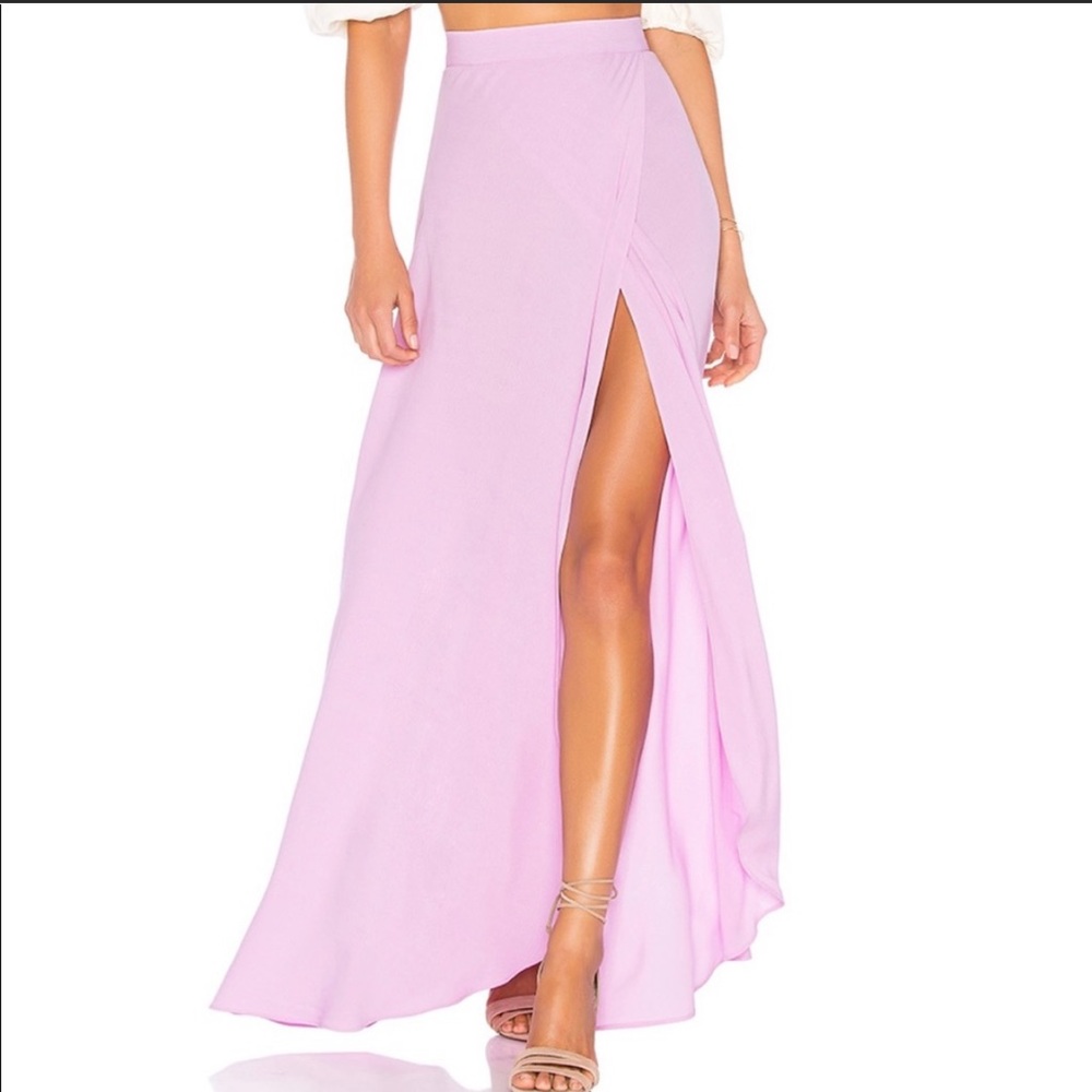 Flynn Skye Wrap It Up Skirt in Pink Lady